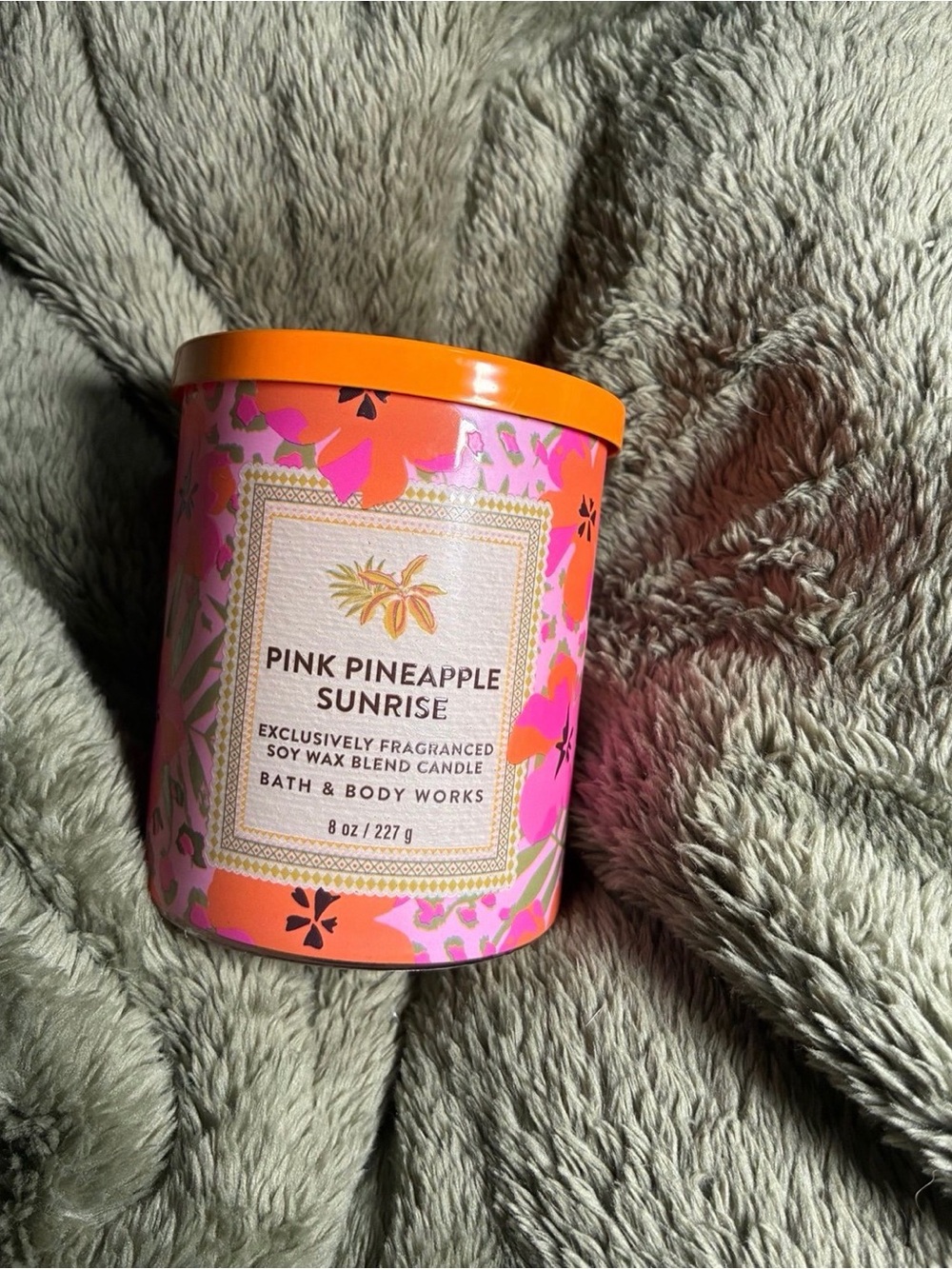 Bath & Body Works Pink Pineapple Sunrise Candle